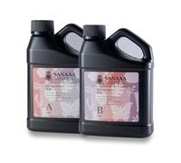 SANAAA Gomma Siliconica Liquida 5A Trasparente per Stampi da Colata - Rapporto 1:1 per Realizzazione Resina DIY (1100 gr)