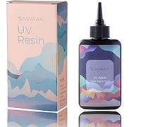 SANAAA Resina UV claro de tipo duro transparente UV solar curado resina para la fabricación de la joyería （100g)