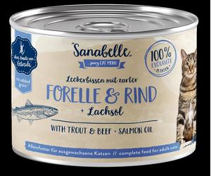 Sanabelle 195gx6 Scatola Trota & Manzo