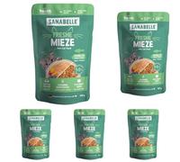 Sanabelle Freshe Mieze - Trote, tacchino e pollo | Sacchetto da 100 g completamente riciclabile | Cibo umido cotto a vapore per gatti | Cibo per gatti come appena cotti | Un marchio di alimenti per
