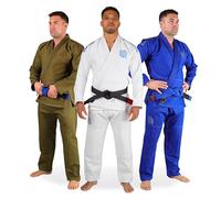 Sanabul Essential BJJ Gi, Gi per jiu jitzu brasiliano da uomo, in tessuto leggero prelavato, adatto per allenamenti e gare