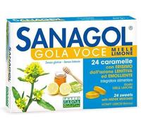 SANAGOL GOLA VOCE MIELE LIMONE 24 CARAMELLE