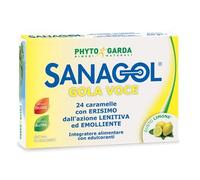 SANAGOL GOLA VOCE SENZA ZUCCHERO LIMONE 24 CARAMELLE