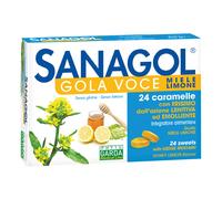 Sanagol SANAGOL GOLA VOCE MIELE LIMONE 24 CARAMELLE
