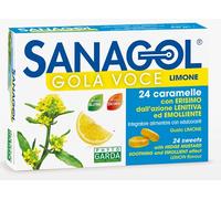 SANAGOL GOLA VOCE SENZA ZUCCHERO LIMONE 24 CARAMELLE