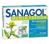Sanagol Menta Fredda Integratore 24 Caramelle
