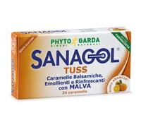 phyto garda sanagol Sanagol Tuss Rinfrescanti Gusto Arancia 24 Caramelle