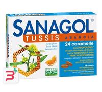 PHYTO GARDA Sanagol - Tussis Arancia Arancia, 24 caramelle