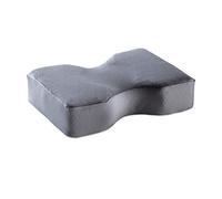 Sanapur Federa rossa 100% cotone esclusivo cuscino originale - biancheria da letto (Grigio)