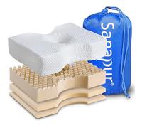 Sanapur Original pillow 4.0 - versione MED - Cuscino ortopedico per il sonno laterale Made in Germany con visco-schiuma/morbida schiuma