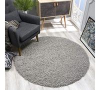 SANAT Tappeto, Polipropilene, Grigio Chiaro, 120 cm Tondo