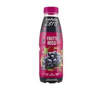 SanAttiva Zero Bevanda Analcolica a Base di Succhi di Frutta Confezione da 12 Bottiglie da 500ml [Frutti Rossi]