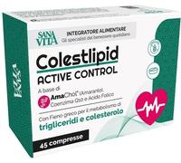 Sanavita Colestlipid Active Control 45 Compresse Integratore per Colesterolo e Trigliceridi