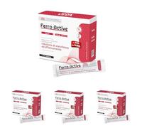 Sanavita Ferro Active - 140 ml, 14 bustine (Confezione da 4)
