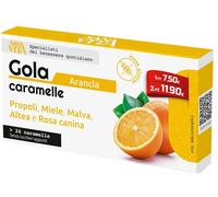 Paladin Pharma Sanavita - Caramelle Gola Arancia, 24 Caramelle