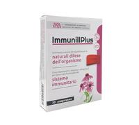 Sanavita - Immunillplus Integratore Alimentare con Echinacea purpure, Zinco e Vitamine C, D e B12 - Per aiutare le difese immunitarie - 30 Compresse