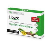 Sanavita Libero Integratore Alimentare per la Regolarità del Transito Intestinale - Con Senna, Cascara e Frangula - 30 Compresse