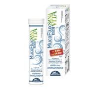 Sana Vita Integratore Mucoflux - N-acetilcisteina 600 mg e Vitamina C - 20 capsule effervescenti