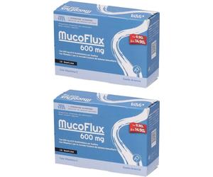 SanaVita MucoFlux 600mg Bustine gusto Arancia 2x42 g Polvere per soluz