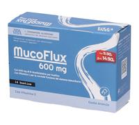 Sanavita Mucoflux 600mg Integratore Sistema Immunitario Gusto Arancia 14 Bustine