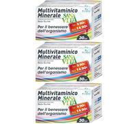 Sanavita Multivitaminico Minerale 30 Compresse 3x30 pz Compresse