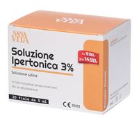 SanaVita Salimar Soluzione Salina Ipertonica 3% Fiale Monodose 30x5 ml