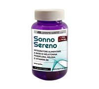 Sanavita Sonno Sereno integratore per dormire in caramelle gommose - 30 caramelle - gusto frutti di bosco - Melatonina, Passiflora, Melissa e Vitamina B6