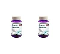 Sanavita Sonno Sereno integratore per dormire in caramelle gommose - 30 caramelle - gusto frutti di bosco - Melatonina, Passiflora, Melissa e Vitamina B6 (Confezione da 2)