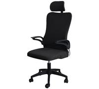 SANBDDLYY Copri poggiatesta for sedia da gioco elasticizzato for computer ufficio universale protettiva ed estensibile Fodera for girevole rimovibile for scrivania, B(D)