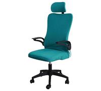 SANBDDLYY Copri poggiatesta for sedia da gioco elasticizzato for computer ufficio universale protettiva ed estensibile Fodera for girevole rimovibile for scrivania, B(K)