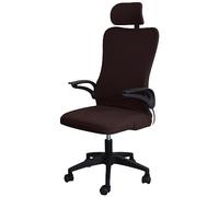 SANBDDLYY Copri poggiatesta for sedia da gioco elasticizzato for computer ufficio universale protettiva ed estensibile Fodera for girevole rimovibile for scrivania, B(L)