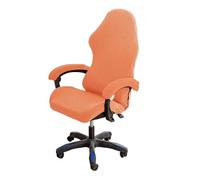 SANBDDLYY Coprisedia da Gaming Elasticizzato, Ergonomico for Sedia Gioco, Fodera for Ufficio con Braccioli e Schienale, Copri for Computer, Senza, Rosso Win(Orange)