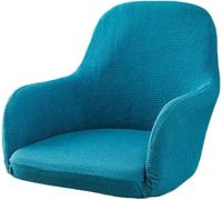 SANBDDLYY Coprisedie Elasticizzati Impermeabili Set da 6/4/2 Pezzi, Bar/Pranzo con Copribraccioli Coprisgabelli Bar Alti Braccioli Girevoli Moderni Mid-Century(Green2,6PCS)