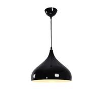 SANBDDLYY Lampada a sospensione industriale nordica - Piccola lampada a con paralume in metallo per cucina, sala da pranzo e corridoio(Dark color,Diameter 35cm/13.7 inches)