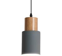 SANBDDLYY Lampadario in Stile Industriale Nordico, Personalità Creativa Lampada a Sospensione in Metallo in Legno, Apparecchi di Illuminazione a soffitto da Incasso, Lampada a Sospensione Decorazione