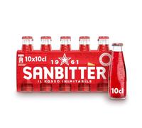Sanbittèr, Aperitivo Analcolico, Rosso - 10 bottiglie da 10cl