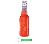 Sanbittèr Passion Fruit | Aperitivo analcolico dall'Italia dal frutto della passione / (24 x 200 ml) + portachiavi Beni Culinari