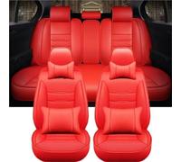 SANCAK Coprisedile Auto A Copertura Totale per Ford per Focus MK2 per Edge per Explorer per Ecosport per Escape per Excursion per Everest Coprisedile Auto(B Big Red 5 Seats)