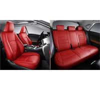 SANCAK Coprisedile Auto Personalizzato per Nissan per March per Qashqai per Rouge per Altima per Sunny per X-Trail T32 T31 T30 per Kicks Coprisedile Auto(5pieces-Red)