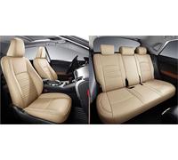 SANCAK Coprisedile Auto Personalizzato per Nissan per March per Qashqai per Rouge per Altima per Sunny per X-Trail T32 T31 T30 per Kicks Coprisedile Auto(5pieces-Beige)