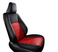 SANCAK Coprisedile Auto Personalizzato per Nissan per March per Qashqai per Rouge per Altima per Sunny per X-Trail T32 T31 T30 per Kicks Coprisedile Auto(1piece-Black Red)