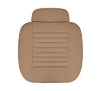SANCAK Coprisedile per Auto in Pelle PU per BMW per X5 E87 per X1 per X2 per X3 per X4 per X6 per X7 per M3 per M4 per M5 I8 Z3 Z4 Coprisedile Auto(Beige 1 Seat)
