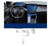SANCAK GPS Schermo Trasparente Per Peugeot 408 Modelli Pellicola Protettiva Schermo Di Navigazione GPS, Vetro Temperato, Pannello Del Cambio, Adesivo TPU(Right seat driver)