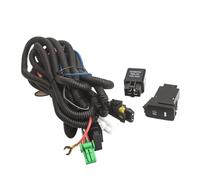 SANCAK Per Golf 6 MK6 Per Cabriolet 09-13 Fendinebbia Faro LED Copertura Della Lampada Luce Griglia Lunetta Cornice Alogene Lampade Guida Faretti Fendinebbia(Wires)