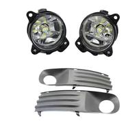 SANCAK Per Transporter T5 Per Per Multivan Per Caravelle 2003-2010 Fendinebbia LED Copertura Della Lampada Luce Griglia Cablaggio Interruttore Kit Faretti Fendinebbia(LED and frame)