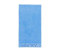 Sancarlos - Asciugamano con Ricamo Pietre Toilette 30 x 50 cm Blu