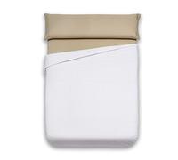 Sancarlos Copripiumino, Cotone Percalle, Bianco, CAMA DE 150, 245x260 cm