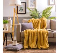 Sancarlos LAVERTON PANA Plaid, Mostarda, 130x160 cm