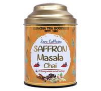 Sancha Tea Boutique, Zafferano Masala Chai, Chai senza caffeina, miscela di tè alle erbe, 25 bustine di tè a piramidi, Chai Masala, Kesar Chai, Safrantee