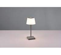 SANCHEZ LAMPADA DA ESTERNO LED 2,1W 190lm, 3000+4000+5000K DA APPOGGIO RICARICABILE ANTRACITE CON REGOLAZIONE INTENSITA', TEMPERATURA DI COLORE E RGB H.30CM IP44